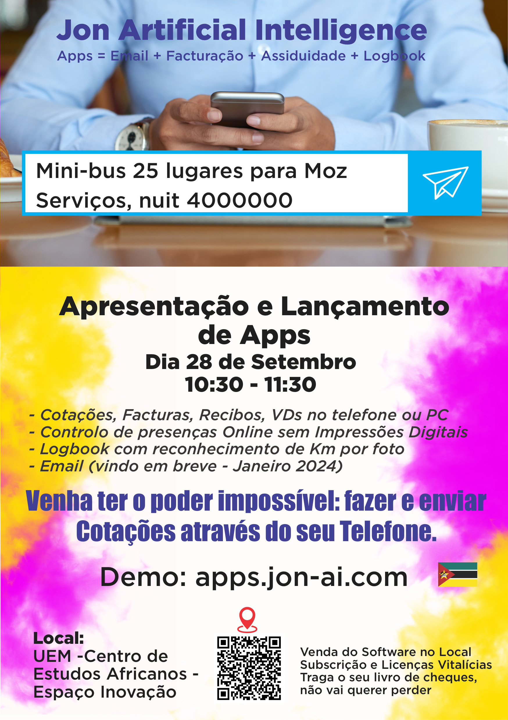 Comunicado de Imprensa: Lançamento do "Apps" pela Jon Artificial ...